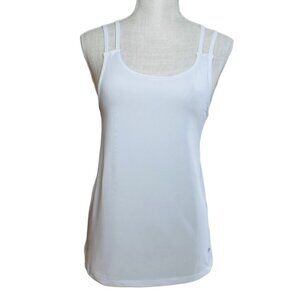 PUMA White Double Strap Tank Top - Size XS